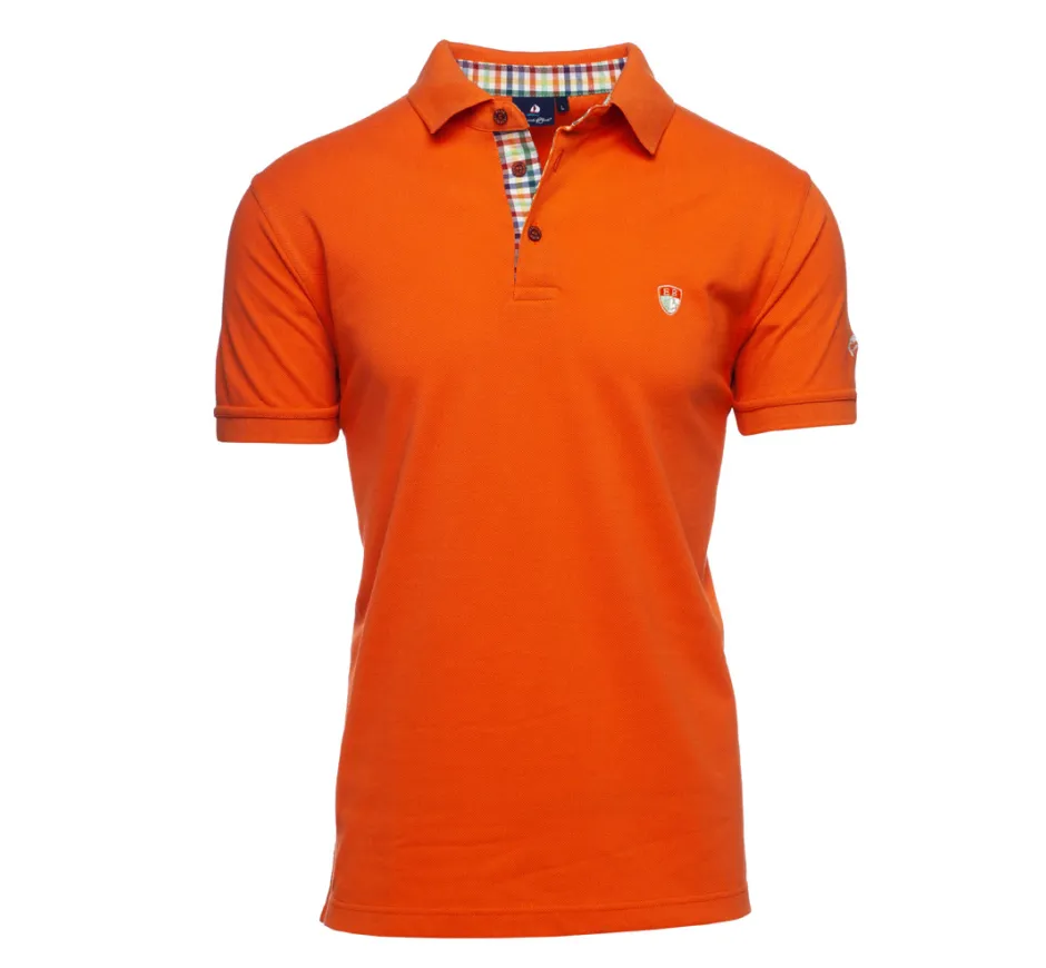 Polo PIQUE manches courtes ORANGE