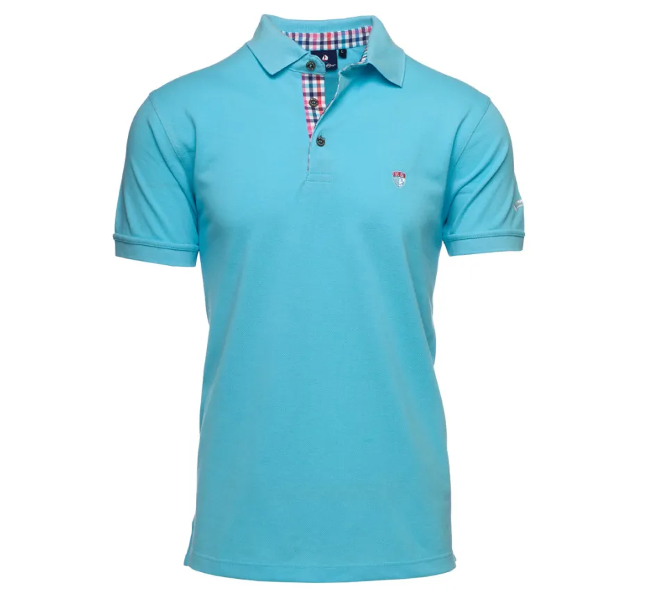 Polo PIQUE manches courtes BLEU