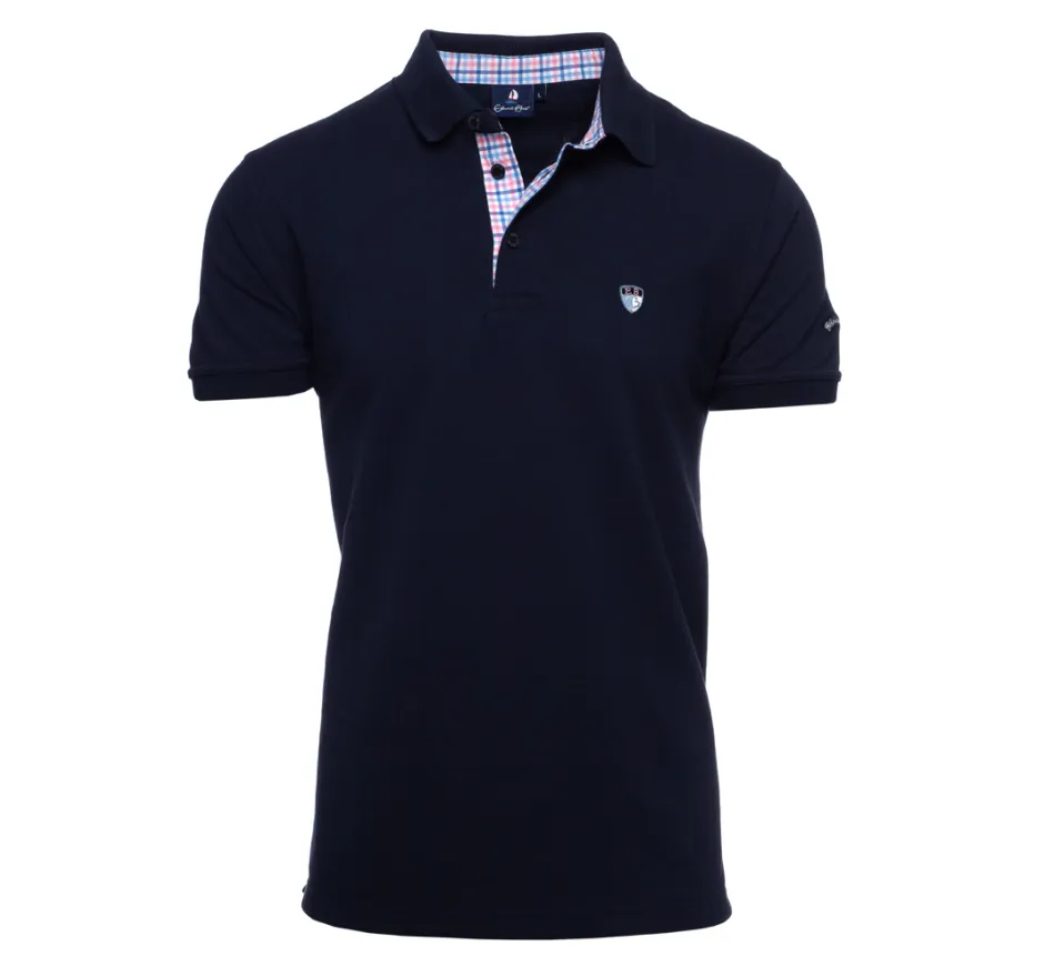 Polo PIQUE manches courtes MARINE