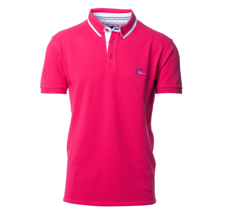 Polo piqué manches courtes uni