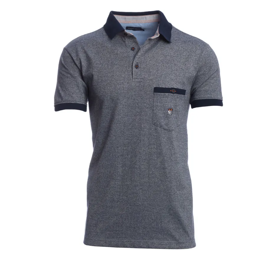 Polo jersey manches courtes uni