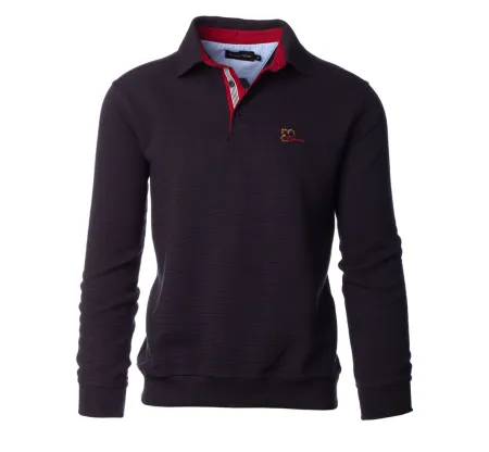 Polo homme manches longues