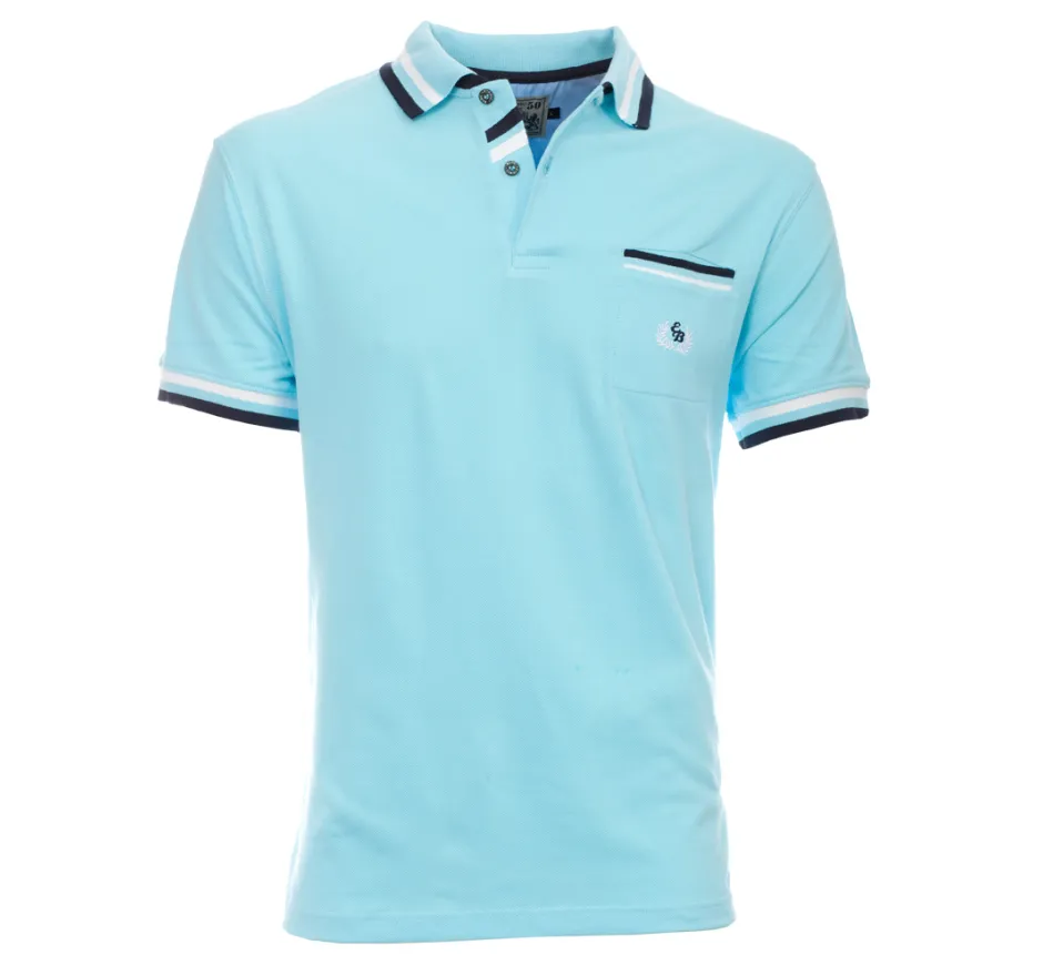 Polo Sportif AQUA en Maille Piquée 100% Coton - Fabriqué au Portugal