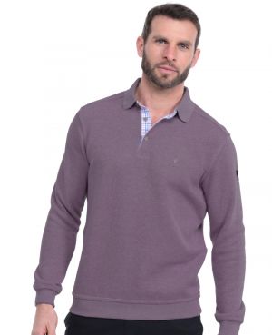 Long sleeve polo-shirt, soft touch PARMA