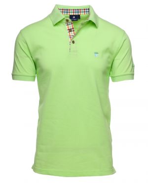 Short sleeve PIQUE polo-shirt, PISTACHIO GREEN