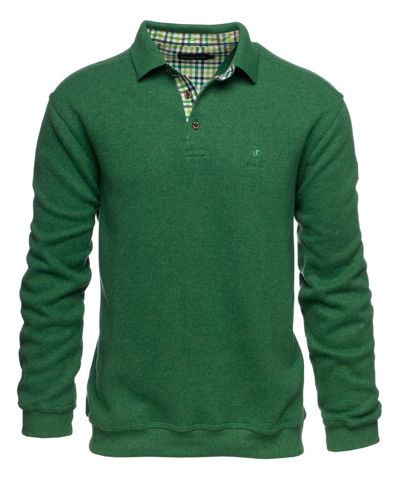 POLO MANCHES LONGUES SPORTSWEAR VERT Taille XL