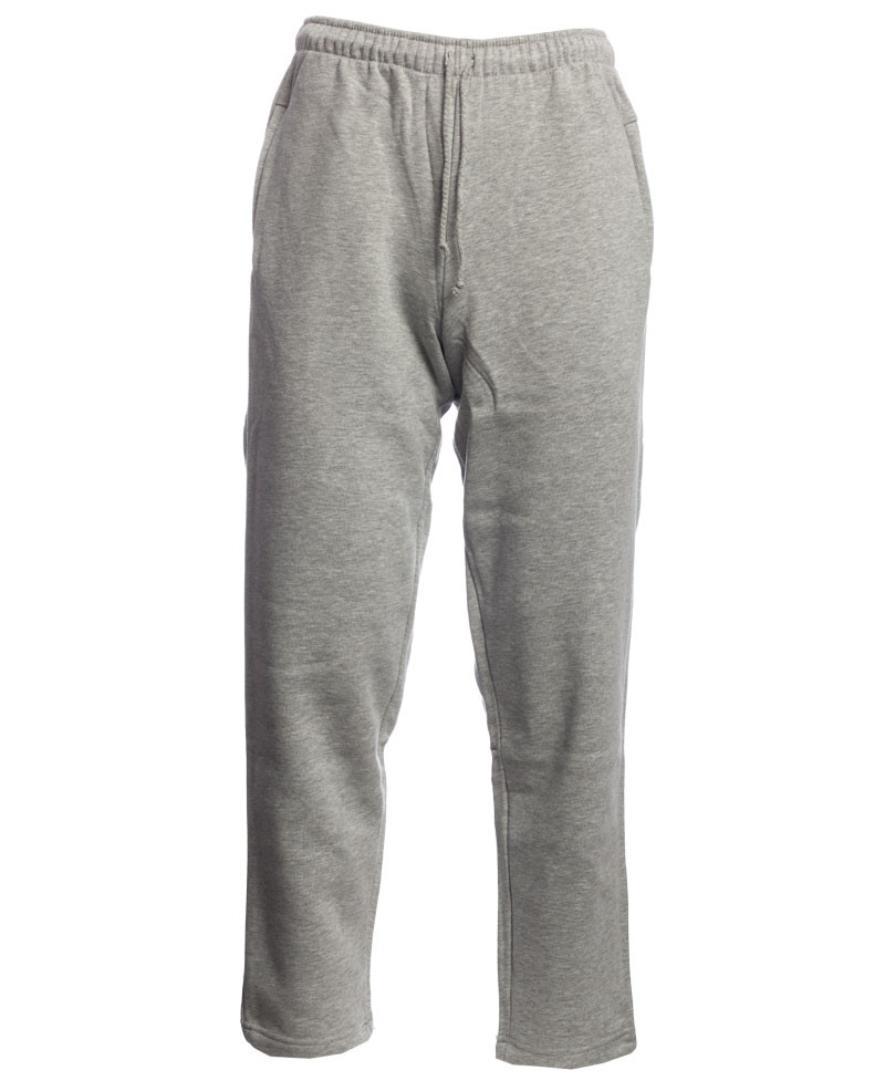 Pantalon sport jogging molleton coton Homme 2 poches gris / PRIX
